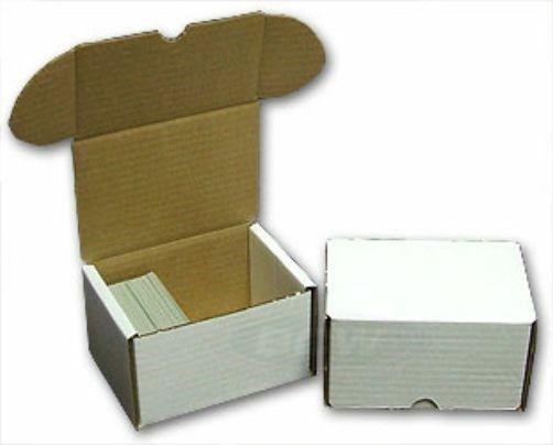 (10x) BCW 330 CT COUNT Corrugated Cardboard Storage Box-Sport Trading Card Boxes