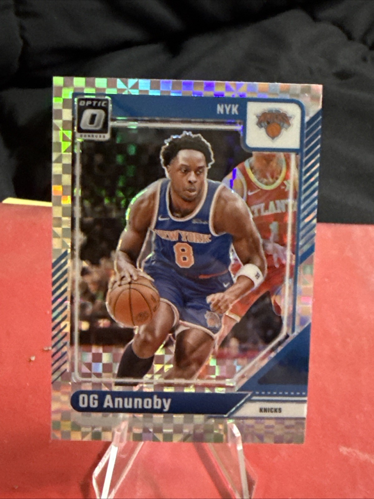 2024-25 Panini Donruss Optic – OG Anunoby #51 Checkerboard Prizm