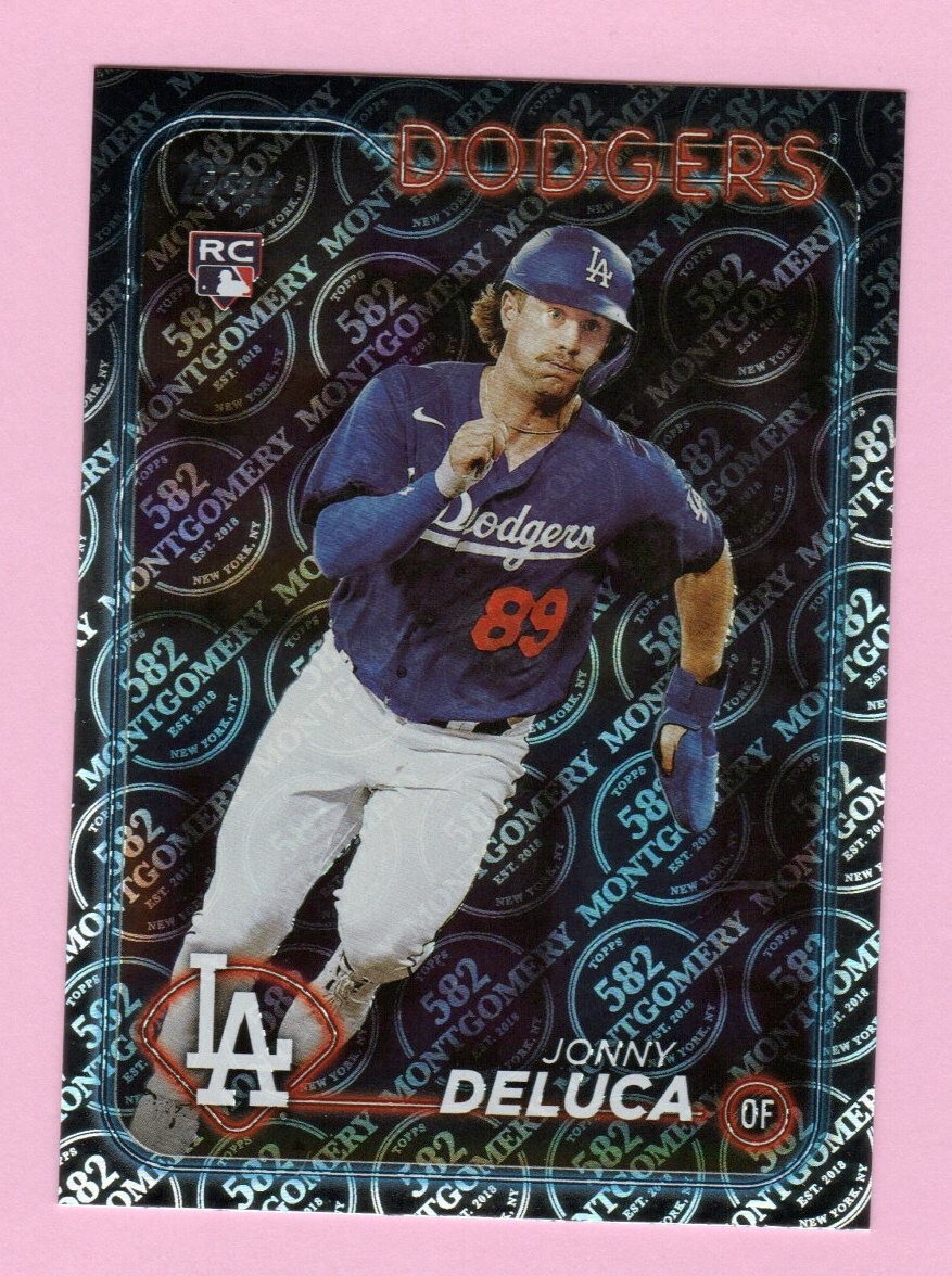2024 Topps 582 Montgomery Club #233 Jonny Deluca RC Los Angeles Dodgers