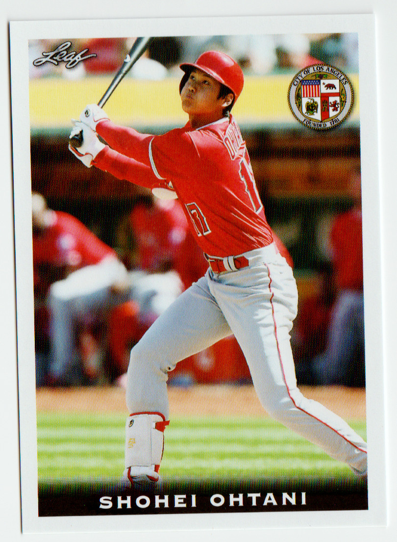 SHOHEI OHTANI 2018 LEAF LIMITED EDITION VIP ROOKIE CARD #03! BABE RUTH OF JAPAN!