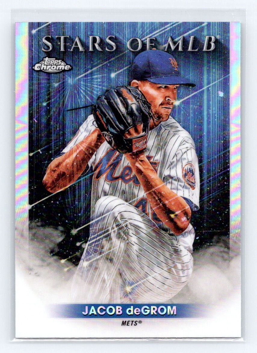 2022 Topps #SMLBC-13 Jacob deGrom Stars of MLB Chrome New York Mets