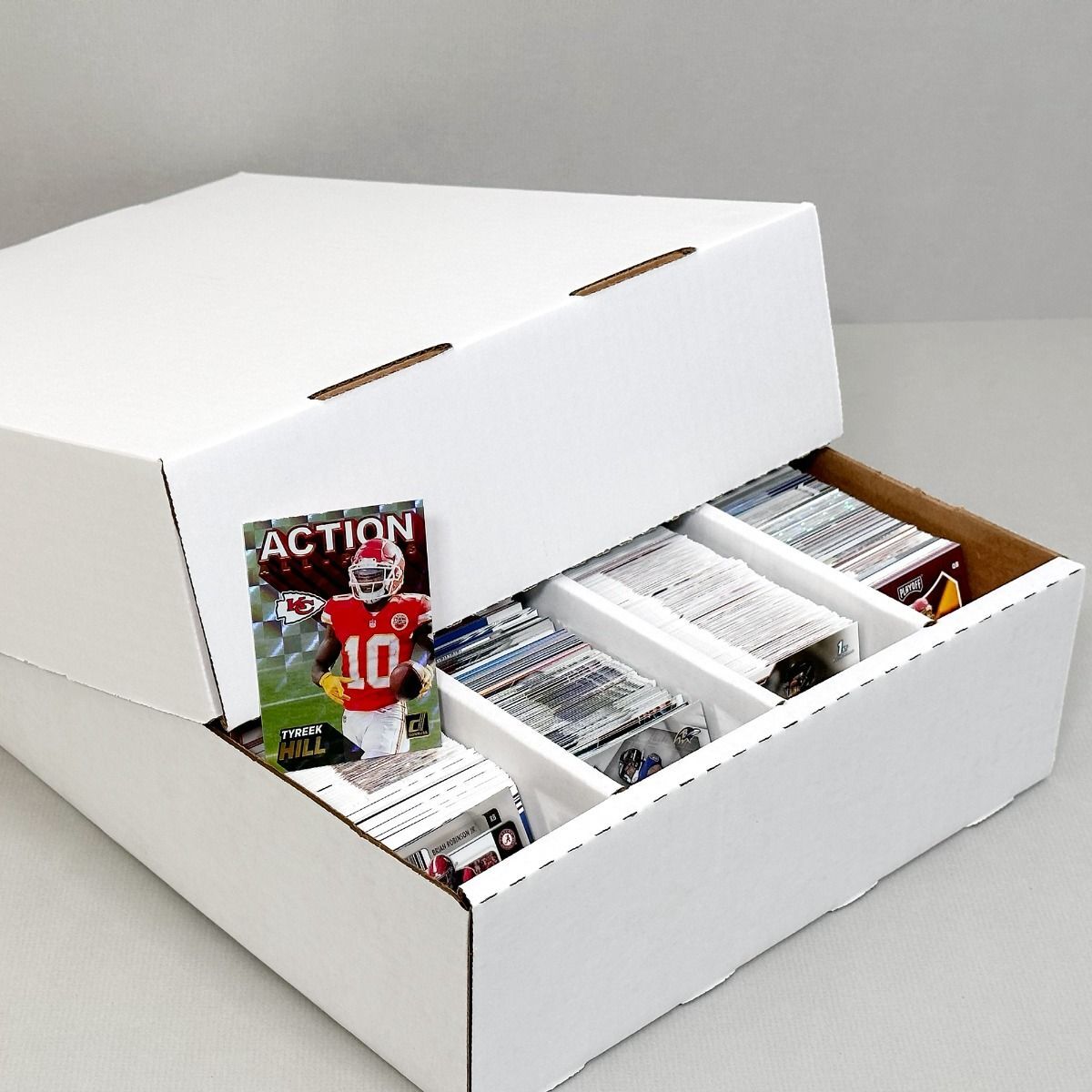 2 BCW 3200 Count Card Storage Boxes with Full Lid