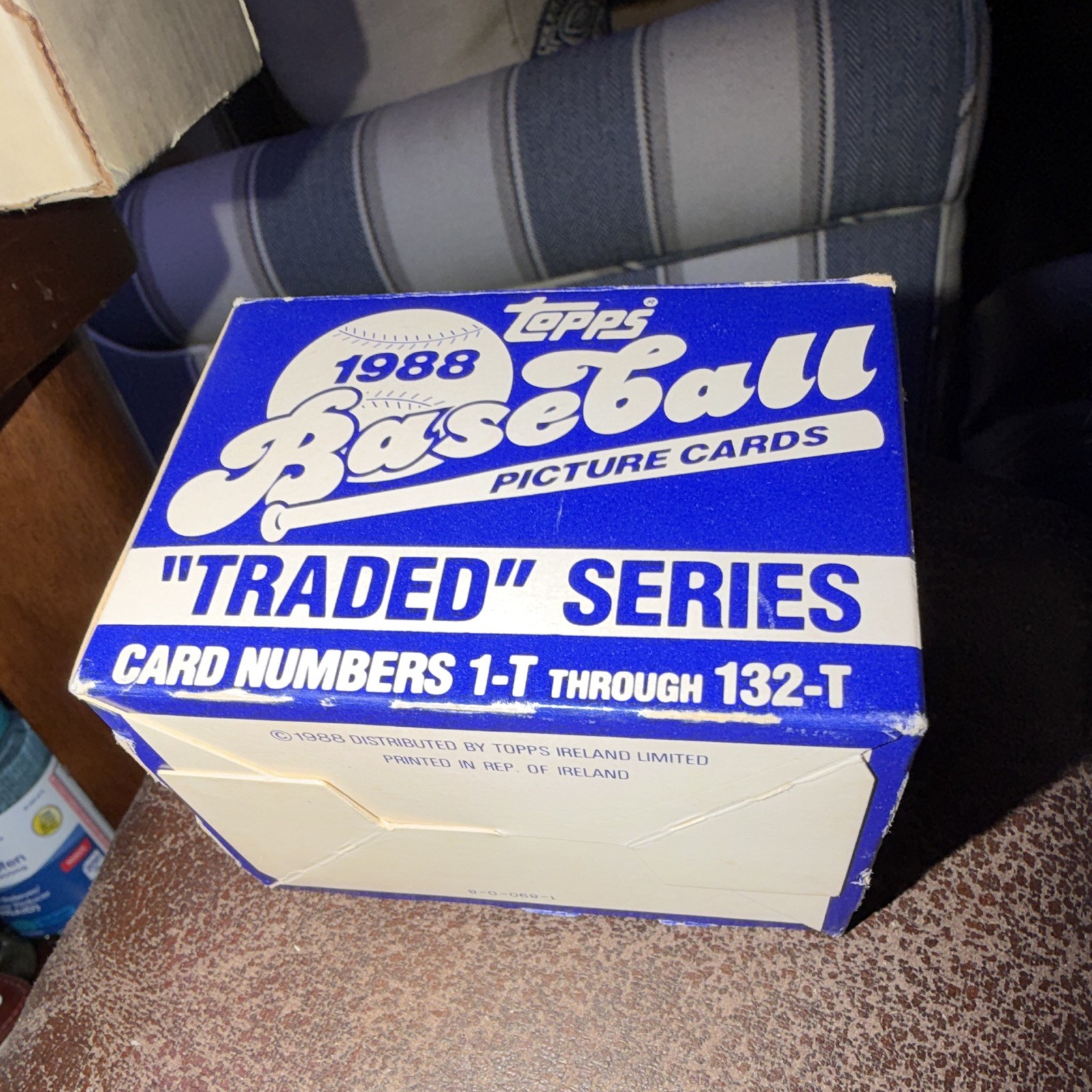 Topps 1988 Baseball Traded Series Box 132 Cards MLB Picture Cards