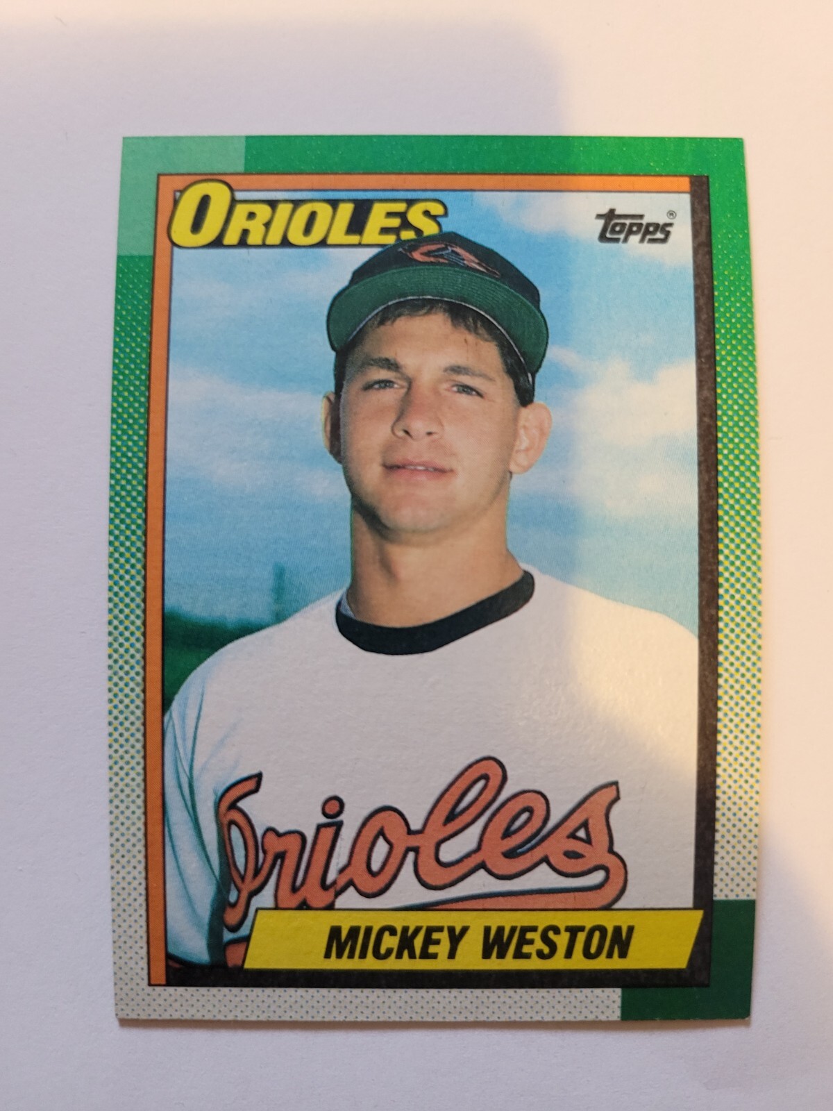 1990 TOPPS MICKEY WESTON #377 NM