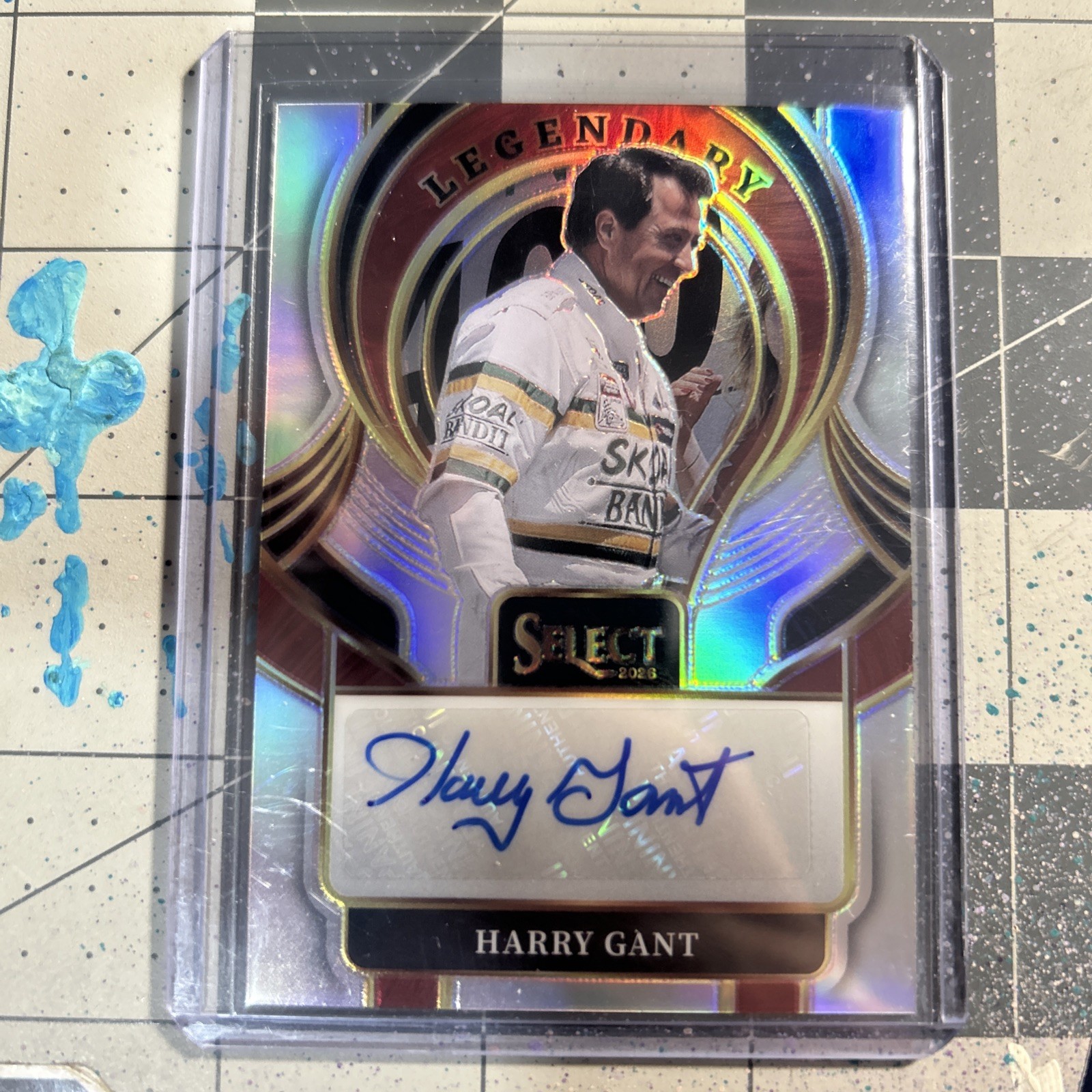 2026 Panini Select Racing – Harry Gant #LS-HGT – Legendary Signatures Prizm