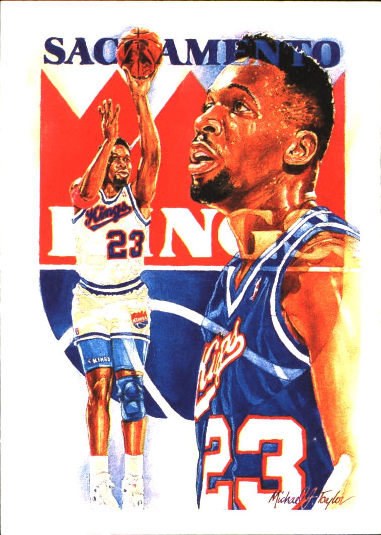 1990-91 Hoops Wayman Tisdale #377 Sacramento Kings