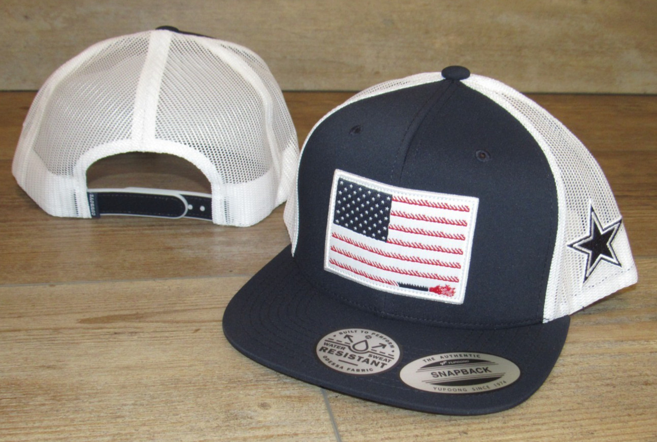 Dallas Cowboys Hooey Rope Flag Water Resistant Mesh Snapback hat cap size Men’s