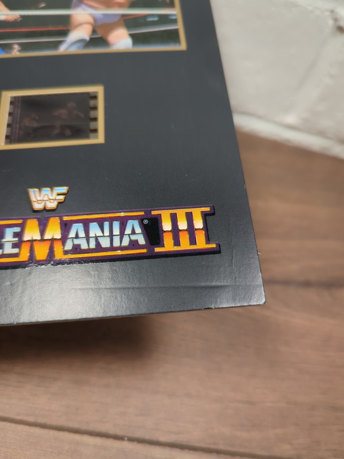WWE WrestleMania 3 Limited Edition Senitype (35mm film) – 2007 Collectors Piece
