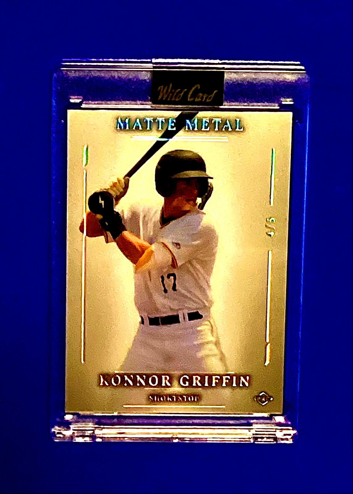 Konnor Griffin 4/5 Rookie 2025 Wild Card Matte Metal SP Pirates RC *Only 5* !!
