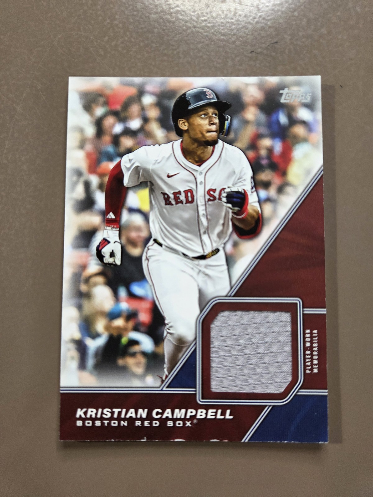 2026 Topps Series 1 – Major League Material Kristian Campbell #MLM-KC Relic Card