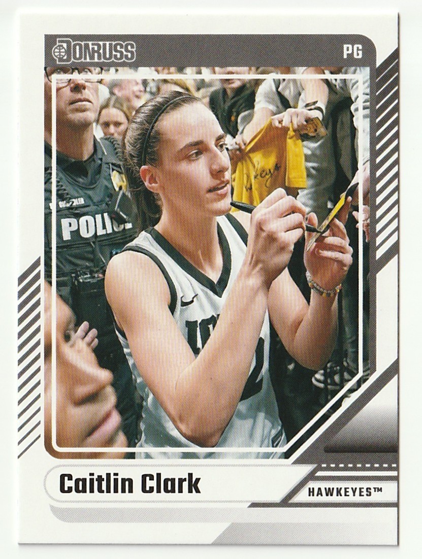 2024 Panini Caitlin Clark Collection – Base Donruss Caitlin Clark #7 (RC)