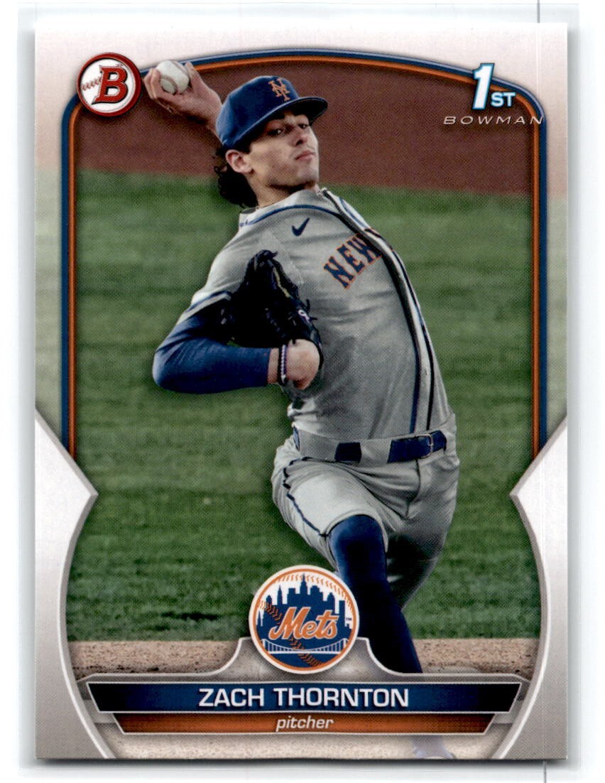 2023 Bowman 1st Zach Thornton #BD-187 Mets