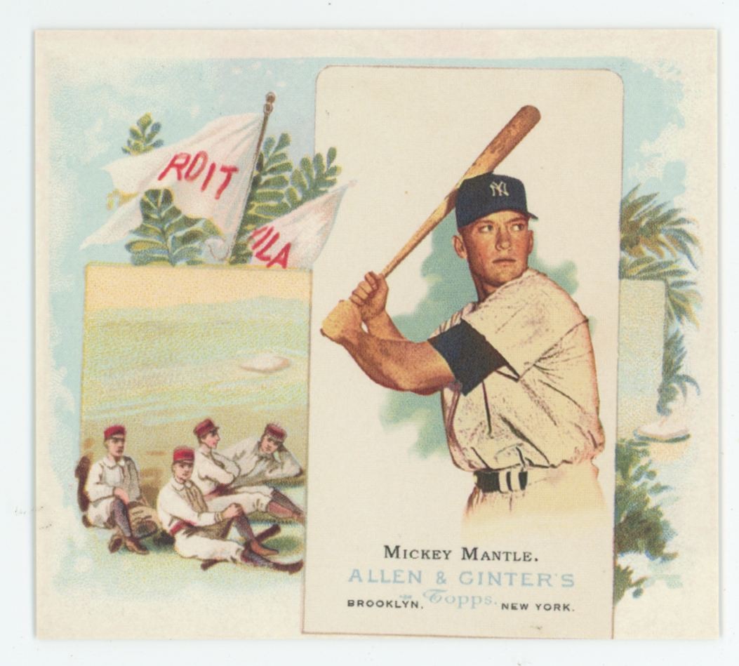 Mickey Mantle 2006 Topps Allen & Ginter Box Loader Topper A #N43-7 New York