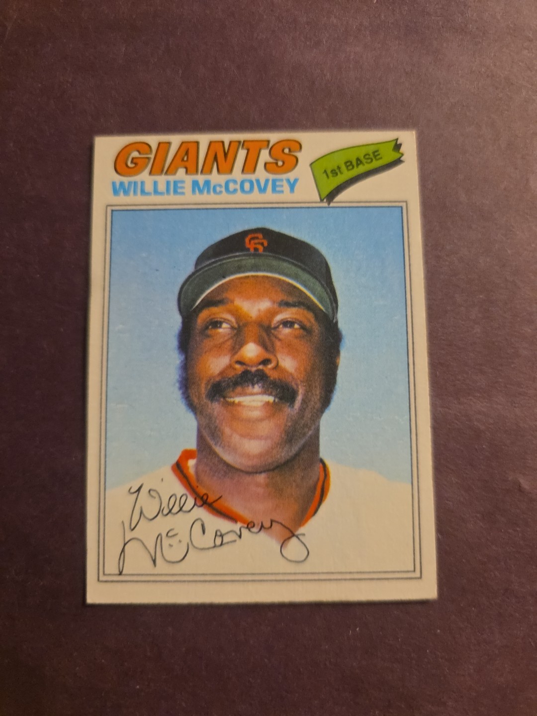 1977 Topps – Willie McCovey #547
