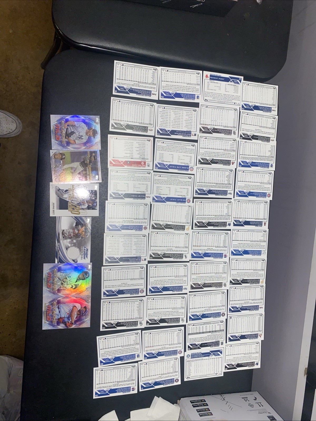 46 Topps MLB cards – relic, foils, inserts, stars🔥 deal. NO RETURNS ACCEPTED