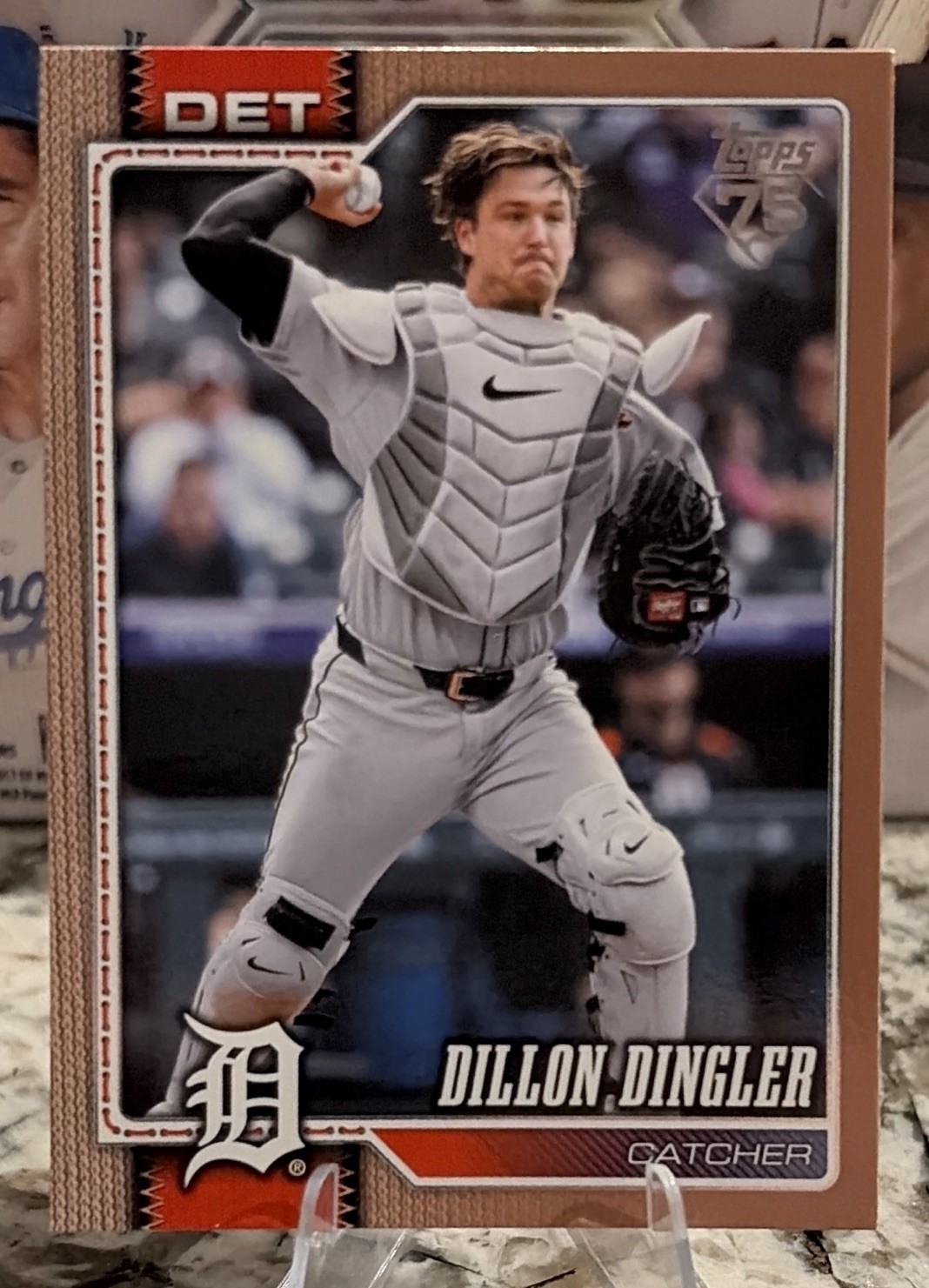 Topps 2026 Series Two Dillon Dingler Detroit Tigers #351 Serial # 664/2026