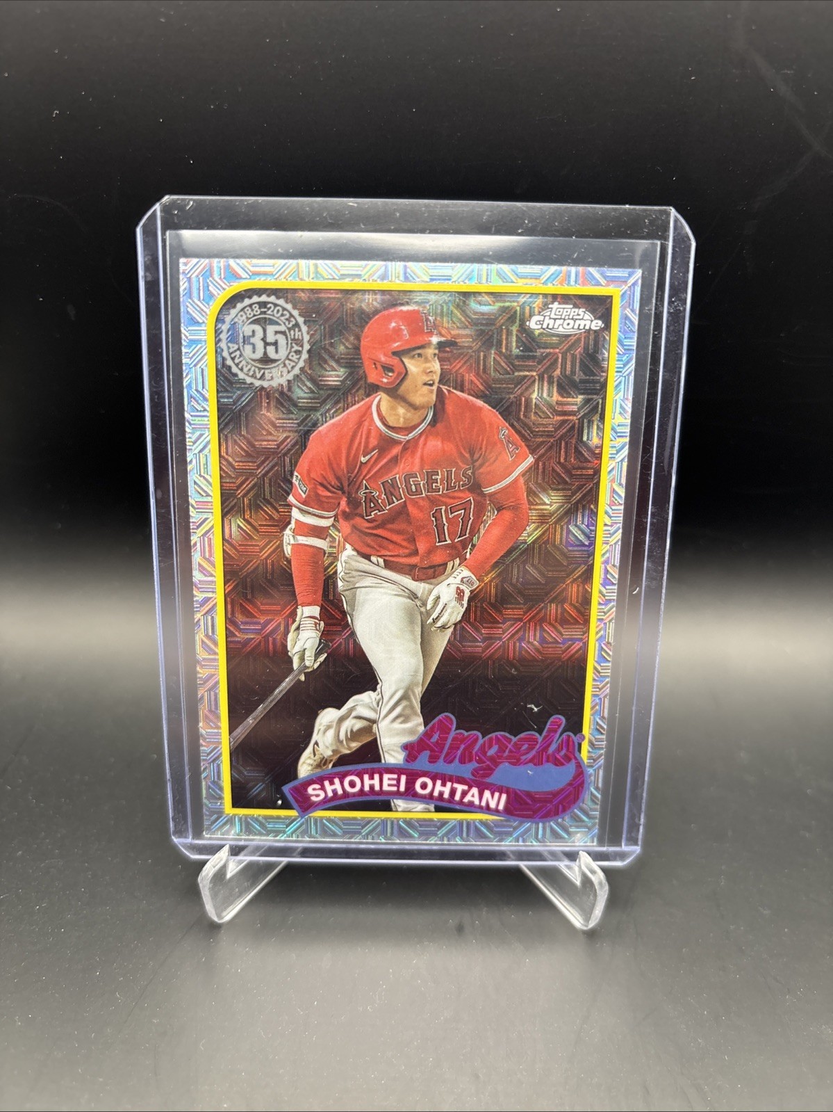2024 Topps Chrome Shohei Ohtani Silver Pack Mojo Refractor Angels #T89C-73