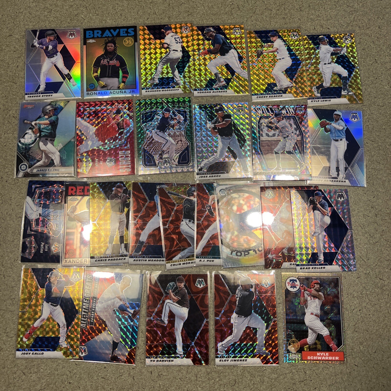 HUGE LOT RESALE INVEST MLB NFL NBA 2020’S REFRACTOR PRIZM HOLO ROOKIE HOF RESALE
