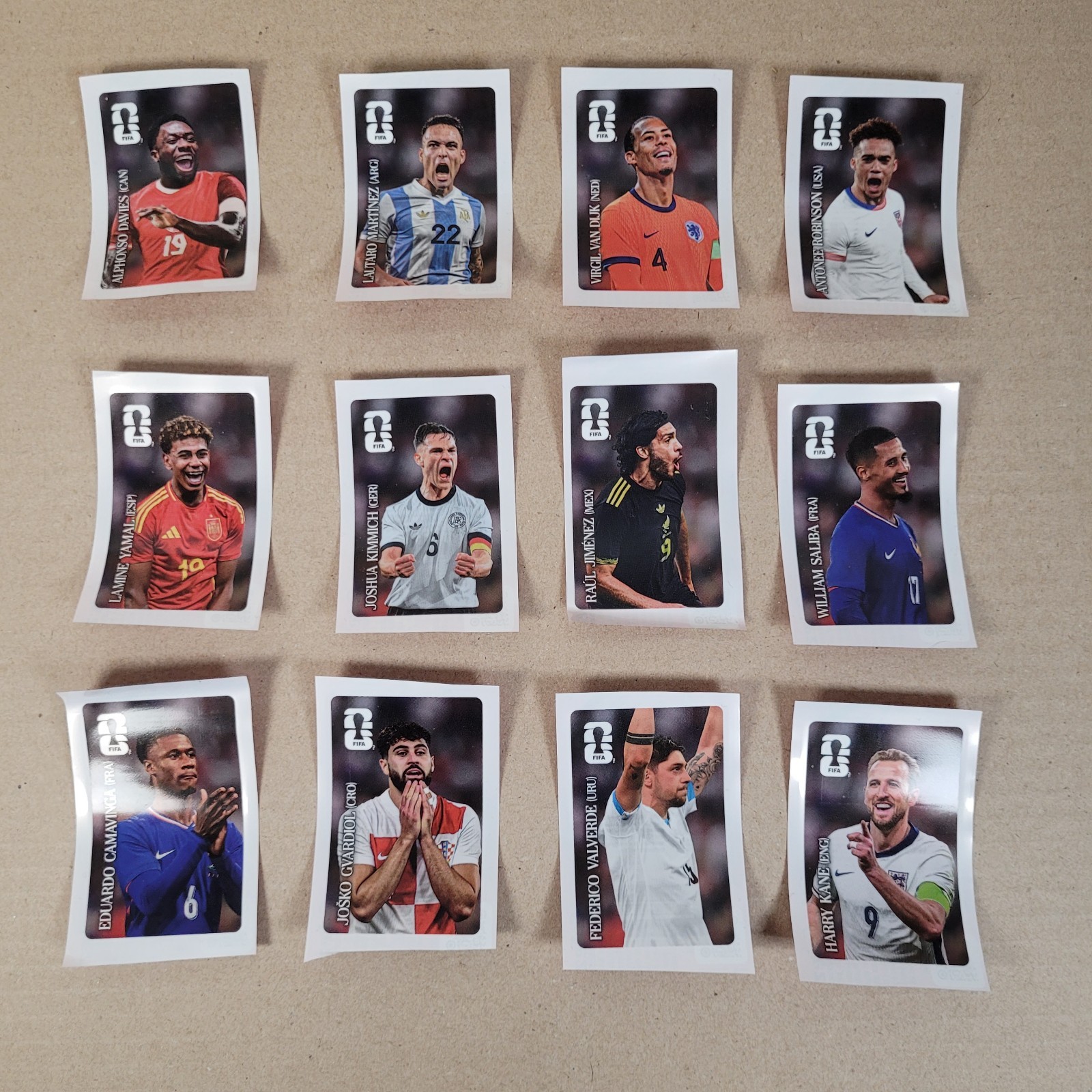 Panini Coca Cola Full Set WORLD CUP 2026 12 Sticker Complete Mint CC1-CC12