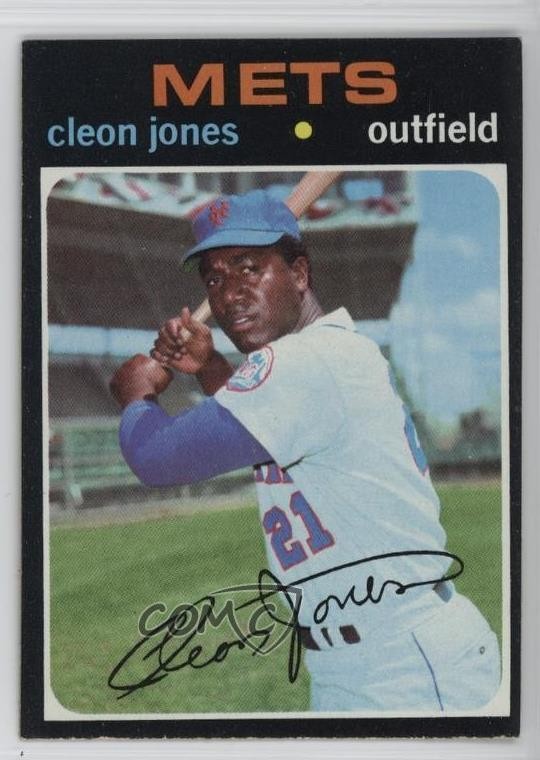 1971 Topps Cleon Jones #527 1sw9