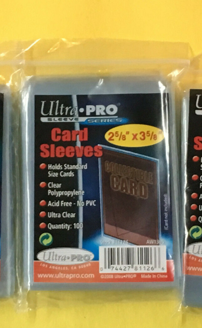 100 ULTRA PRO SOFT TRADING CARD PENNY SLEEVES BASEBALL MAGIC POKEMON NFL-NEW