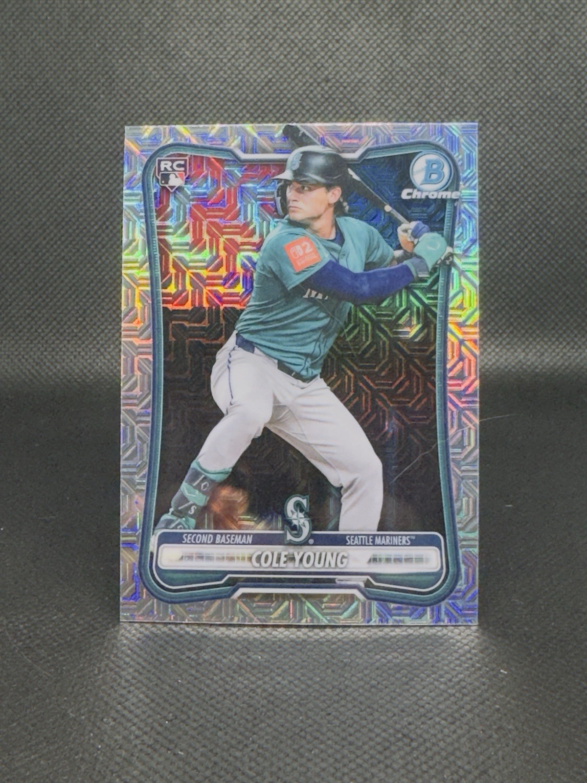 2026 Bowman #78 Cole Young Seattle Mariners Chrome Mojo Refractor RC