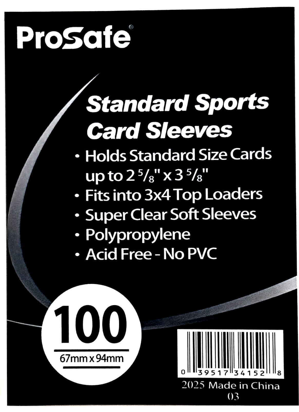 1000 Clear Soft Penny Trading Card Sleeves – 1000 Standard Size Card Sleeves