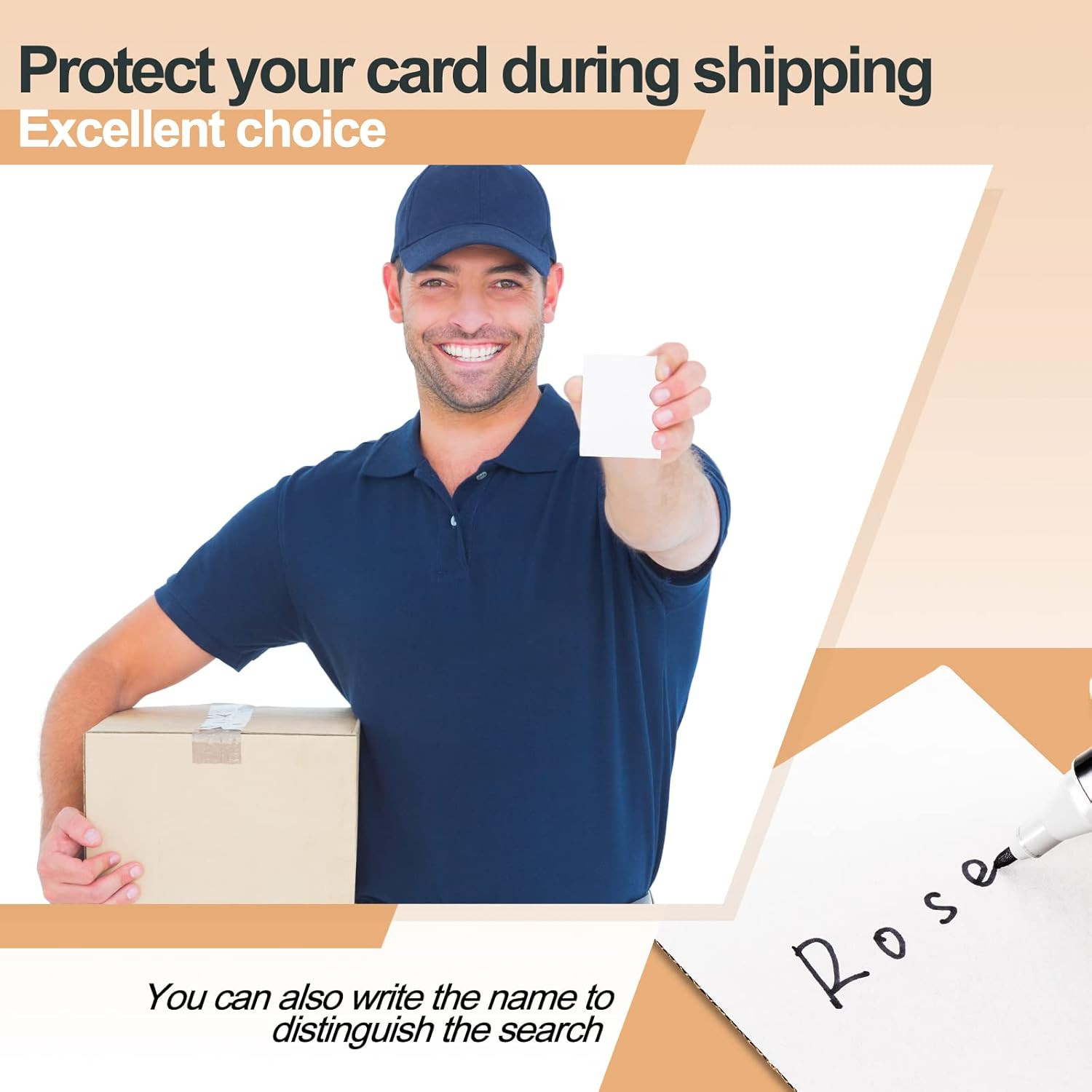300 Pcs Trading Card Shipping Protectors 4.5 X 3.5 Inches Trading Card Packaging