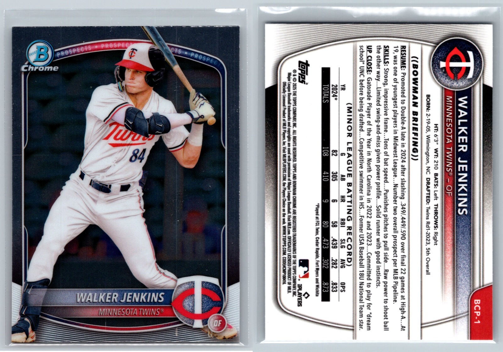 2025 Bowman Baseball CHROME PROSPECTS #BCP-1 to BCP-150 You Pick Complete a Set!