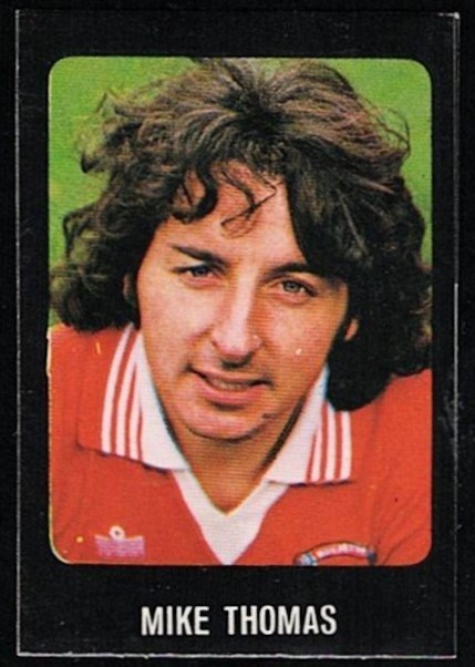 MIKE THOMAS – 1979/80 Transimage Football Sticker #196 – MANCHESTER UNITED