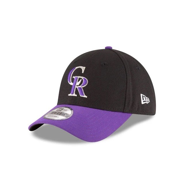 Men’s Colorado Rockies MLB The League TT 9Forty Blck Adjustable Hat – Size: OSFA