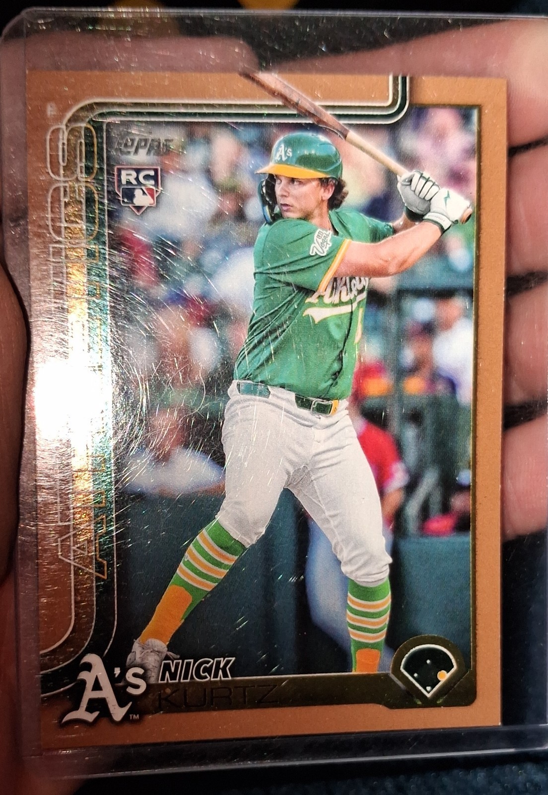 2025 Topps Update Series – Nick Kurtz #US201 Gold /2025 (RC)