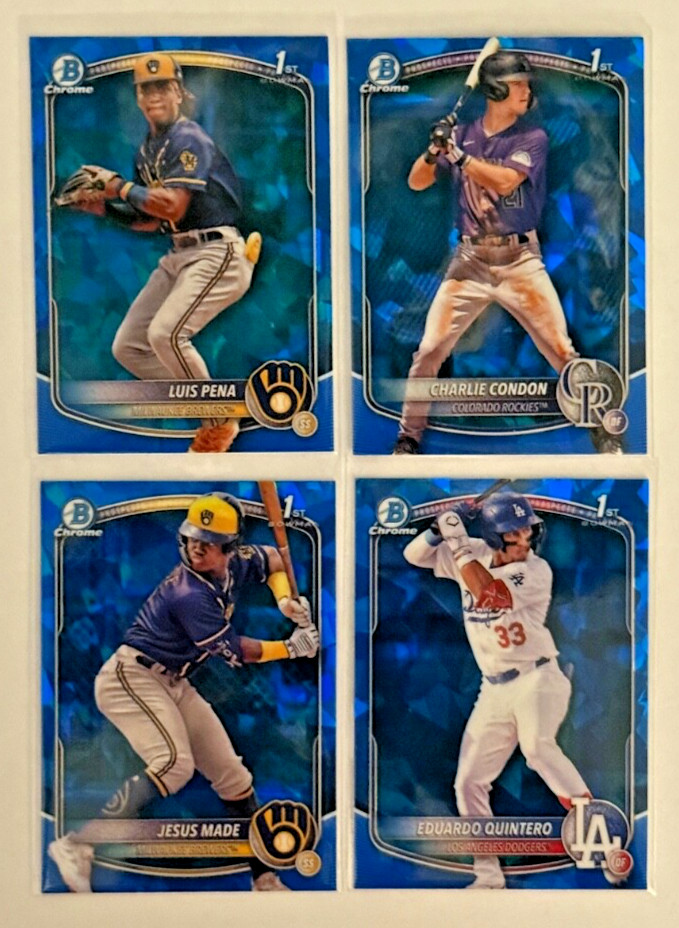 2025 Bowman Baseball Chrome SAPPHIRE EDITION-YOU PICK