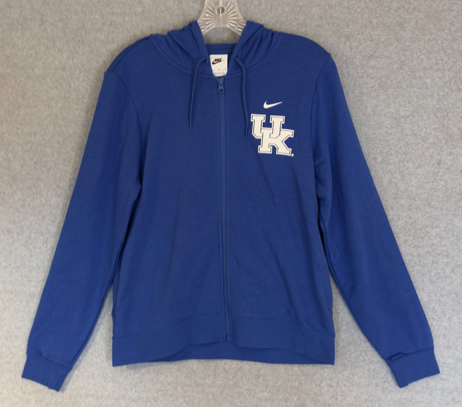 NEW! Nike UK Kentucky Wildcats Full Zip Hoodie Mens Medium Blue Sweatshirt NWT