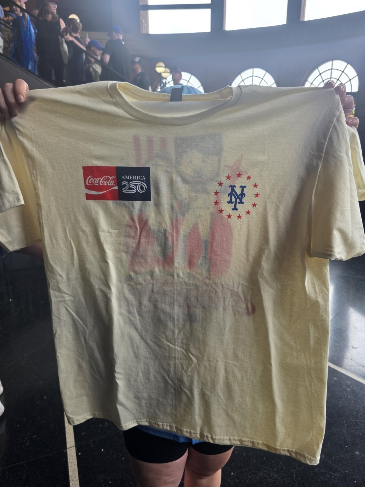 2026 NY Mets SGA Mr/Mrs Met 250 Shirt Size XL 6/27 America USA