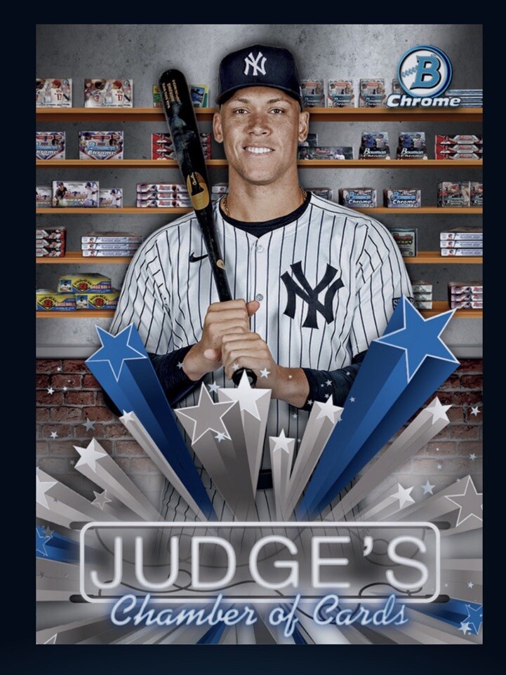 2025 Topps Bowman Chrome Hobby Stars – AARON JUDGE (Topps MLB Bunt Digital card