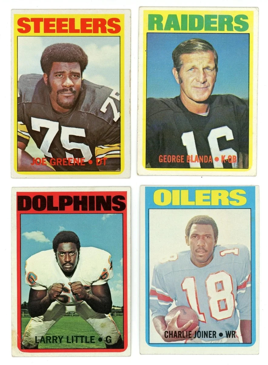1972 Topps Football #1-#263 – YOU PICK your Cards Cards are EX+ or Better1972 t