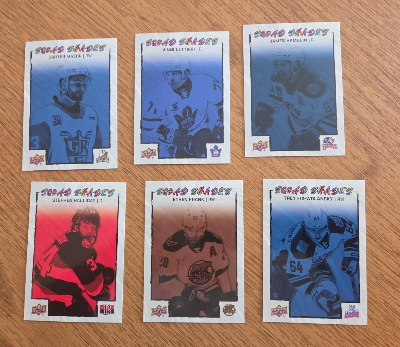 2025/2026 Upper Deck AHL Hockey INSERT/PARALLEL Singles – Create Own Lot