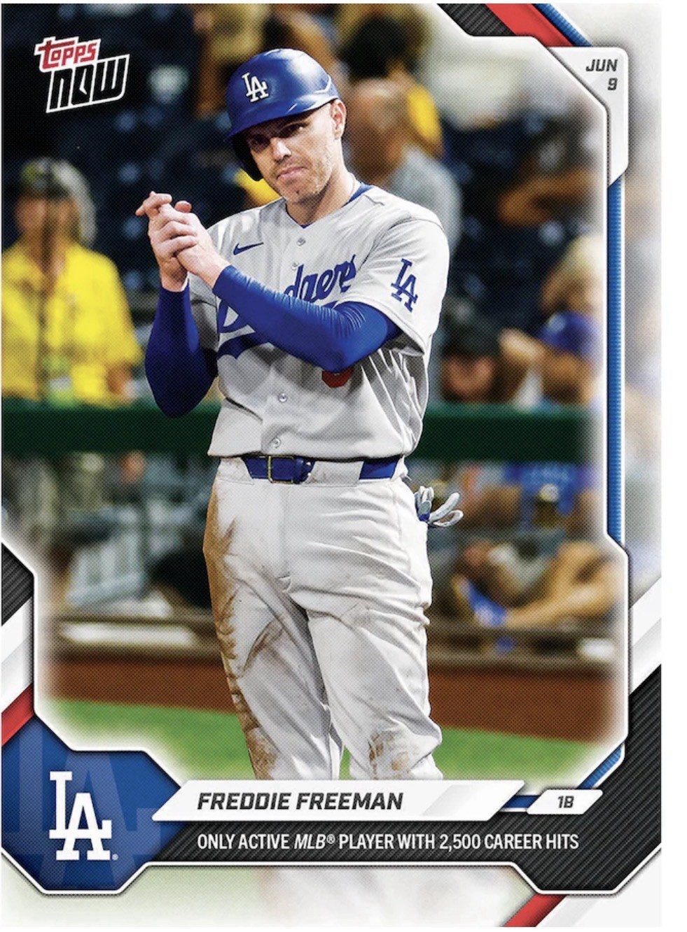 Freddie Freeman 2500 Hits 2026 MLB Topps NOW Card 310 Presale LA Dodgers 🔥🔥