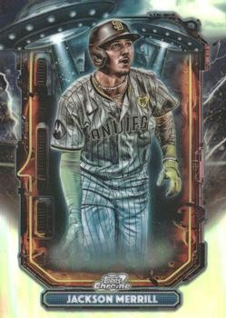 Jackson Merrill 2025 Topps Chrome Cosmic Extraterrestrial Talent #ET-21 Padres