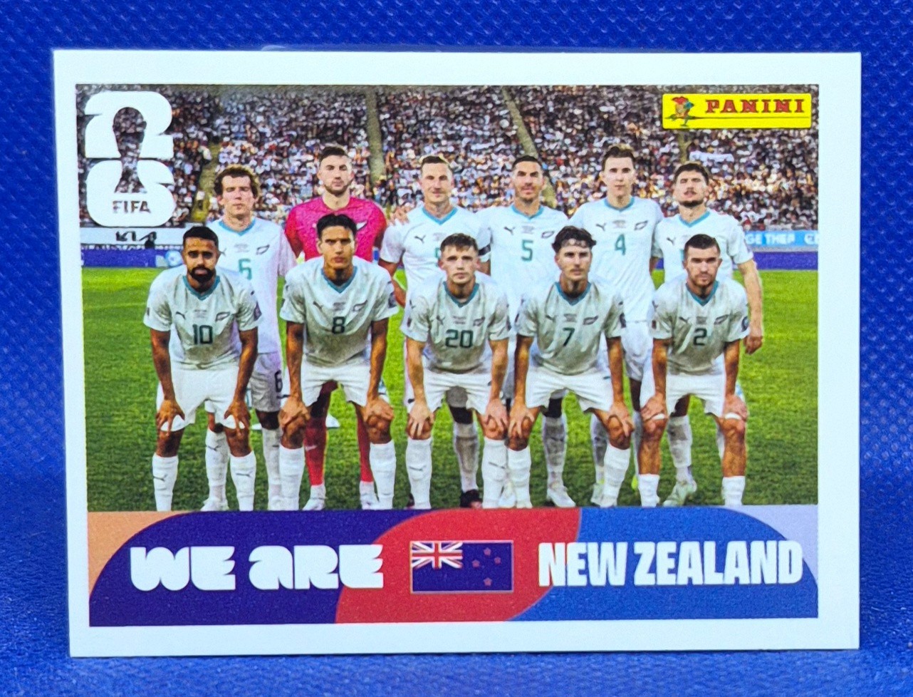2026 Panini FIFA World Cup Sticker New Zealand Team Photo #NZL 13 – New Zealand