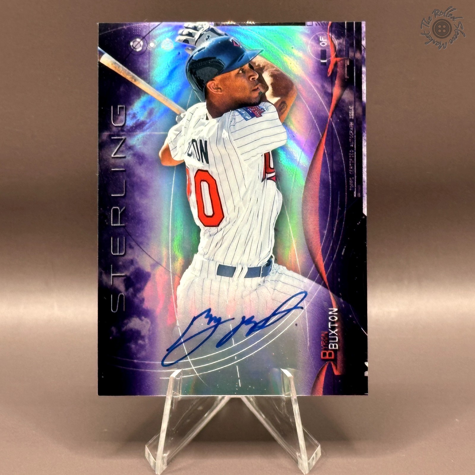 2014 Bowman Sterling Byron Buxton Purple Autograph /50 – BSPA-BB