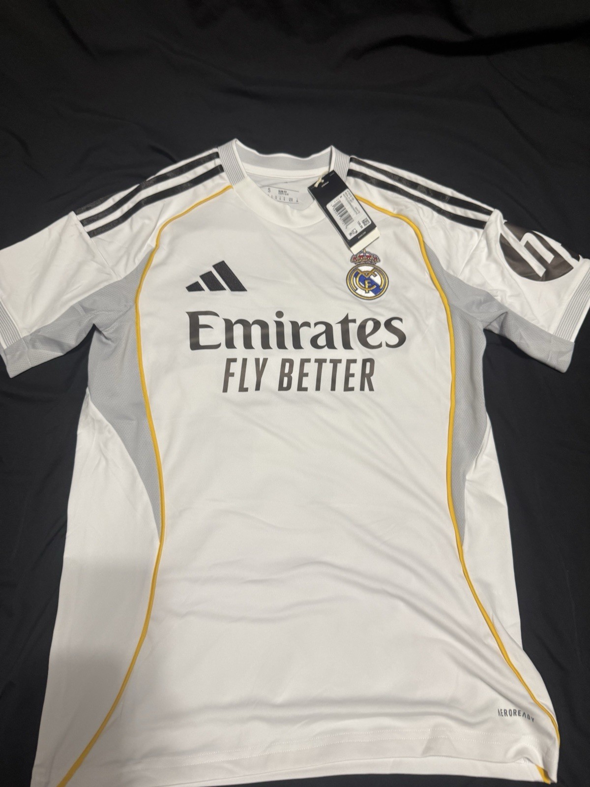 Real Madrid Kylian Mbappé adidas Jersey – White