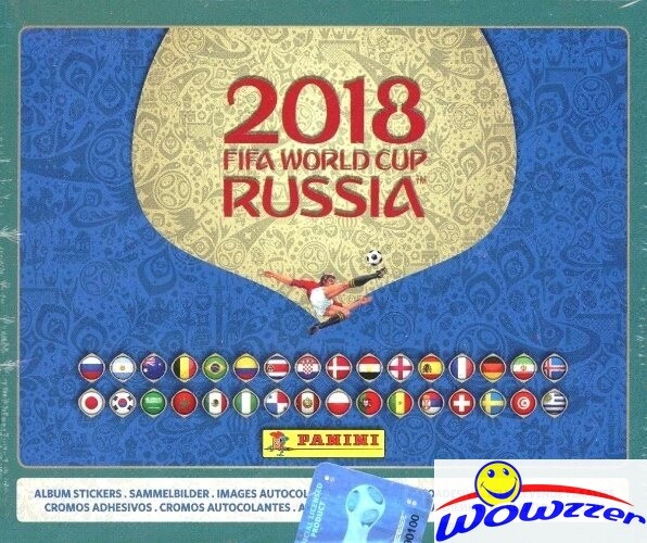 2018 Panini World Cup Sticker MASSIVE 104 Pack Box-520 Stickers! MBAPPE RC YR!