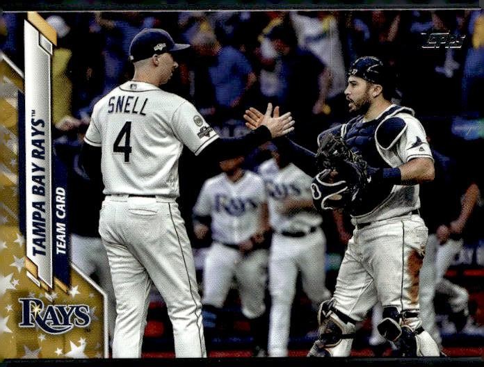 2020 Topps #501 Tampa Bay Rays Gold Star