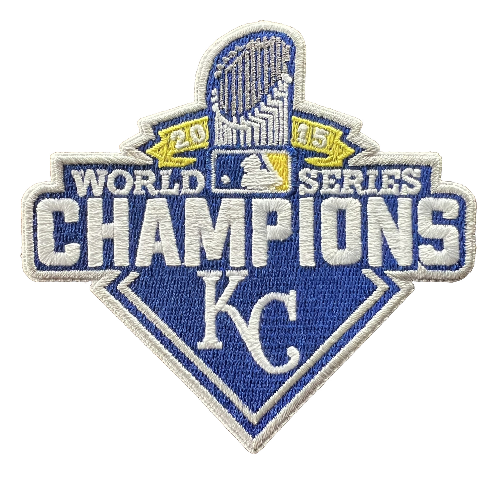 2015 World Series Champions KC Kansas City Royals Jersey Patch 4in Sew Iron