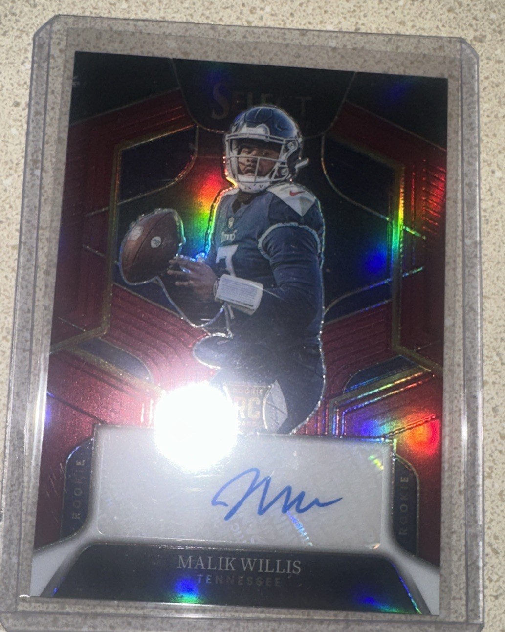 2022 Panini Select Malik Willis RC Auto /60 Maroon Prizm 🐬’s! & FREE SHIPPING!!