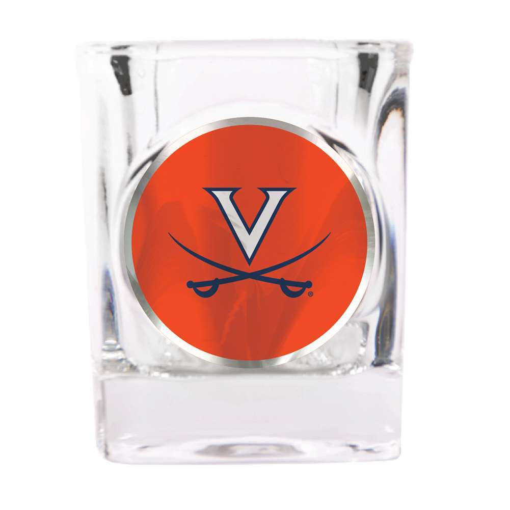 Virginia Cavaliers Shot Glass – Metal Logo