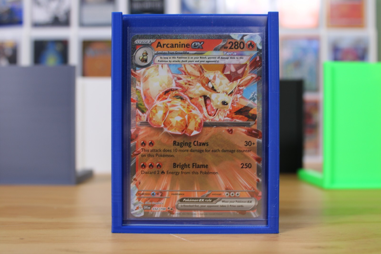 3D Printed Toploader Single Card Holder Stand – Upright Display UltraPro