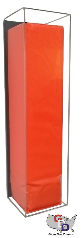Acrylic Football Pylon Display Case Wall Mount UV Protectant Full Size C NIB